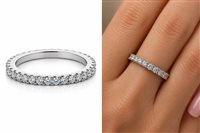 Ringe Dame in Silber